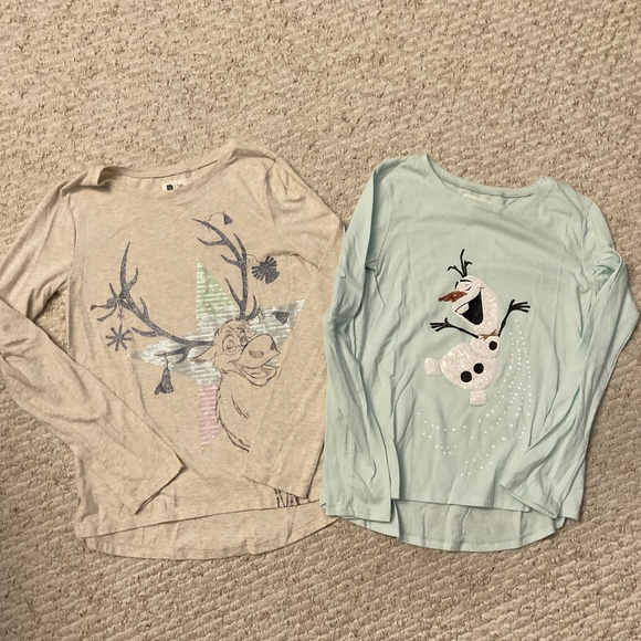 GAP KIDS DISNEY - Frozen girls long sleeve shirts - Picture 1 of 7
